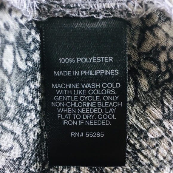 Express Sheer Floral Tunic (Size XS) - Picture 6 of 6